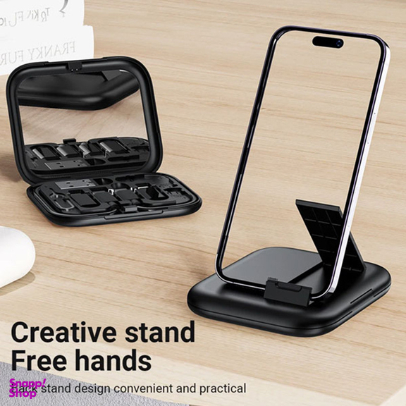 کابل تبدیل USB-C/USB به لایتنینگ/USB-C/MicroUSB بیوا مدل C-18 طول 0.28 متر
