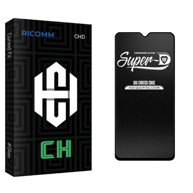 محافظ صفحه نمایش شیشه ای ریکام مدل CH Glass Super-D مناسب برای گوشی موبایل شیائومی Redmi 9C