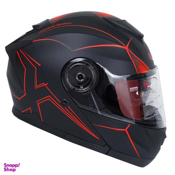 کلاه کاسکت فک متحرک ردلاین مدل 937 Red X به همراه کاور