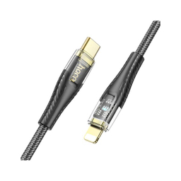 کابل تبدیل USB-C به لایتنینگ هوکو مدل U121 27W طول 1.2 متر