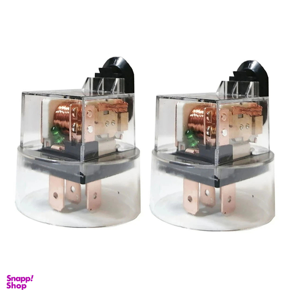 رله فن 100 آمپر شیشه ای خودرو مدل TMT100A_12V2 مناسب پژو 405 بسته 2 عددی