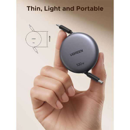 کابل جمع شونده 100 وات Type-C یوگرین مدل L531 کد 65905 طول 1 متر