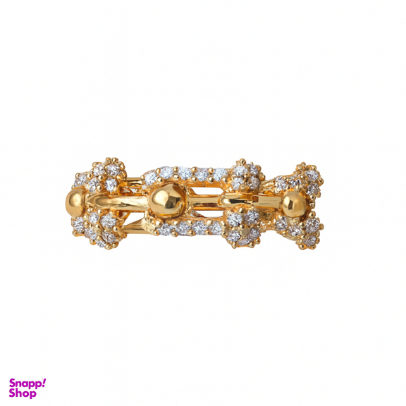 انگشتر طلا 18 عیار زنانه مدل تیفانی کد 6219 سایز 54