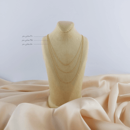 زنجیر طلا 18 عیار زنانه مدل فلامینگو کد 40