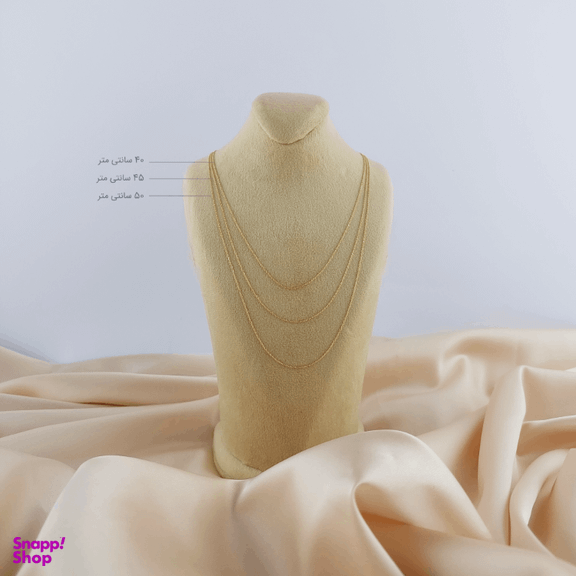 زنجیر طلا 18 عیار زنانه مدل فلامینگو کد 40