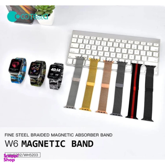 بند ساعت هوشمند کوتتسی مدل WH5202 - W6 میلانس مناسب اپل واچ سایز 38/40/41 میلی متر