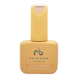 لیکوئید بیلدر کاشت ناخن رینبو مدل CRACK RUBBER BASE کد CK40 حجم 12 میلی لیتر