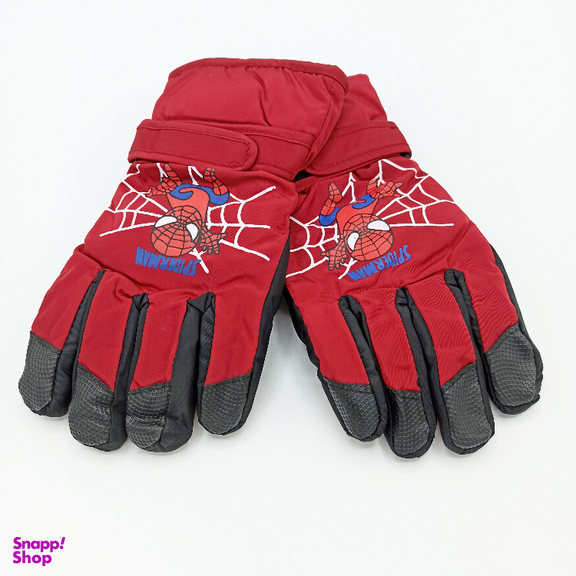 دستکش پسرانه مدل Red spider man کد SP_1