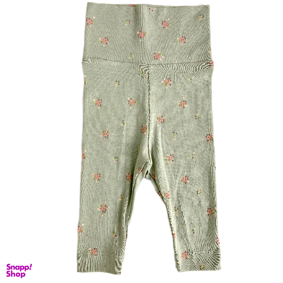 شلوار راحتی نوزادی مدل گل دار کمر پهن