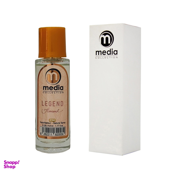 عطر جیبی زنانه مدیا مدل Legend حجم 35 میلی لیتر