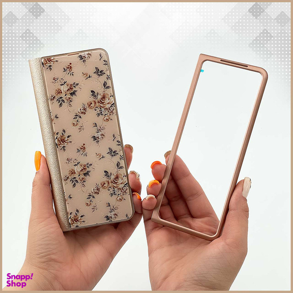 کیف کلاسوری جی کی کی طرح Flower 05 مناسب برای گوشی موبایل سامسونگ Galaxy Z Fold3