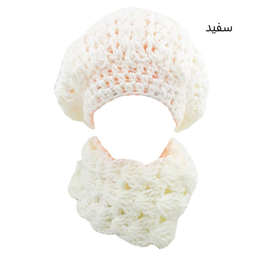 ست کلاه و شال گردن بافتنی مدل sh.21