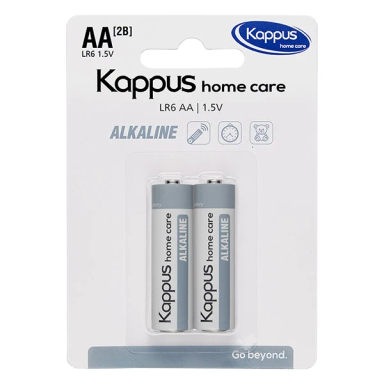 باتری قلمی کاپوس مدل Home Care AA Alkaline بسته دو عددی