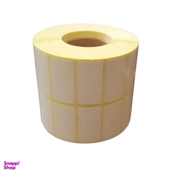 لیبل برچسب کاغذی مدل دو ردیف سایز 40×20 بسته 4000 عددی