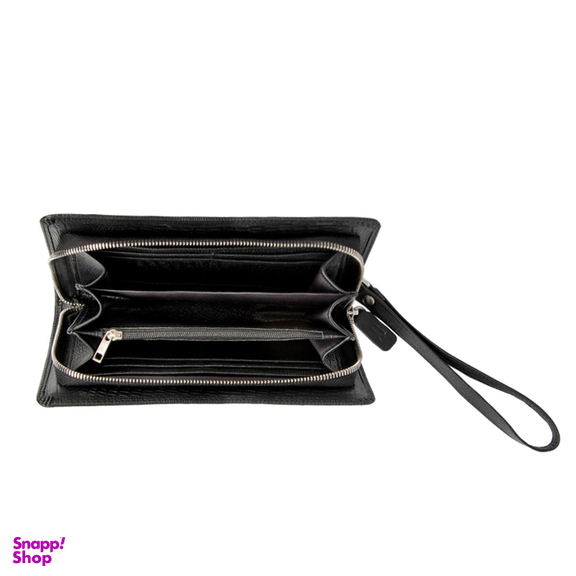 کیف پول چرم کروکو مدل سانوی