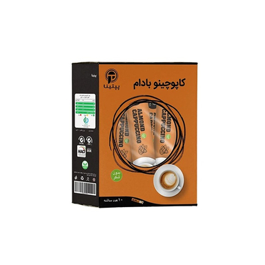 کاپوچینو بادام پپتینا بسته ۱۰ عددی
