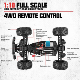 ماشین بازی کنترلی مدل Eboyu 9200E Truck
