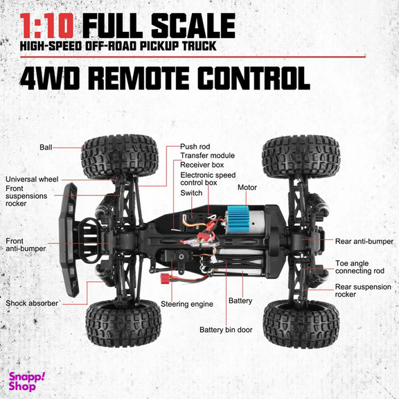 ماشین بازی کنترلی مدل Eboyu 9200E Truck