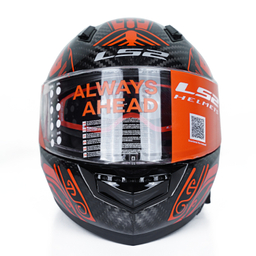 کلاه کاسکت ال اس تو مدل FF801 Scorpion Black Red به همراه کاور