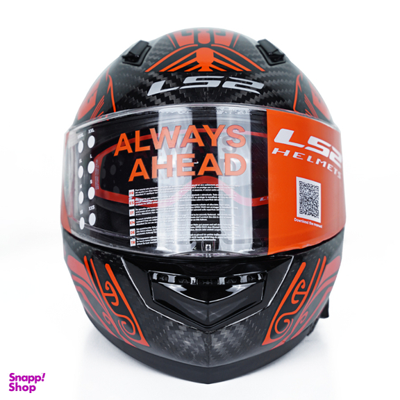 کلاه کاسکت ال اس تو مدل FF801 Scorpion Black Red به همراه کاور