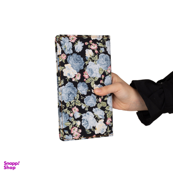 دفتر خط دار کرافت 80 برگ تی گل مدل 2313 طرح گلدار آبی