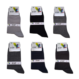 جوراب ساق بلند مردانه تابش ایران پود مدل سوپرپنبه کد SP.01 مجموعه 6 عددی