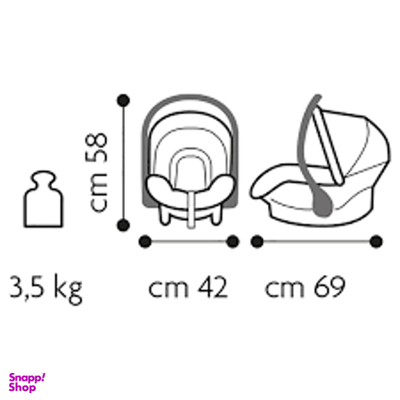 صندلی خودرو کودک بروی مدل Smart Silverline 545