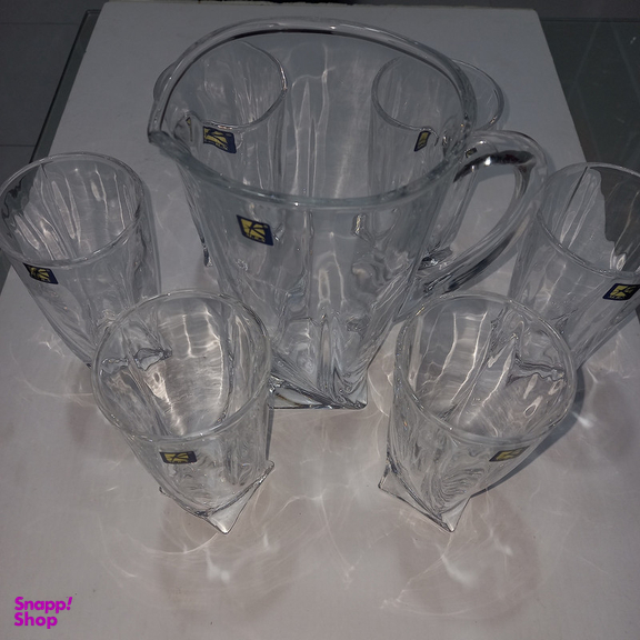 ست پارچ و لیوان 7 پارچه ام آر اس مدل توئیست