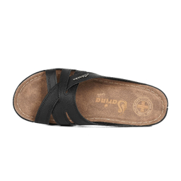 دمپایی زنانه سارینا مدل کیانا رنگ مشکی