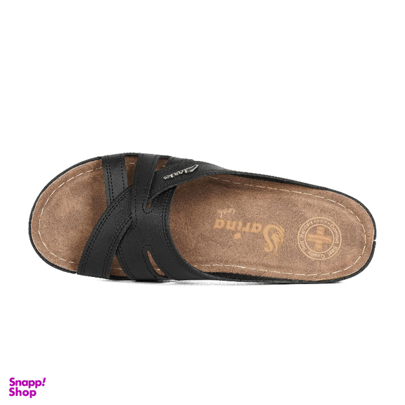 دمپایی زنانه سارینا مدل کیانا رنگ مشکی