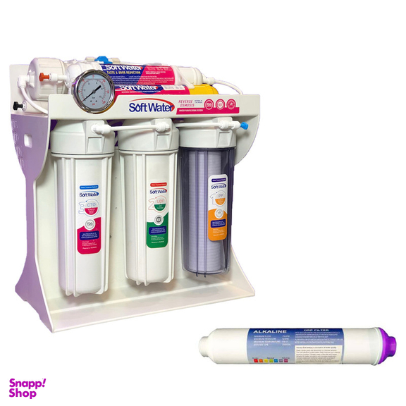 دستگاه تصفیه کننده آب سافت واتر مدل RO-07 به همراه فیلتر تصفیه آب کد 3s-pack مجموعه 3 عددی