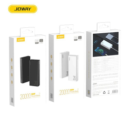 پاوربانک جووی کد JP-302 ظرفیت 20000 میلی‌ آمپر ساعت