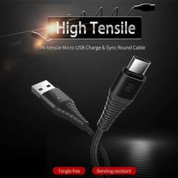 کابل تبدیل USB  به MicroUSB  راک اسپیس مدل RCB0733 طول 1.2 متر