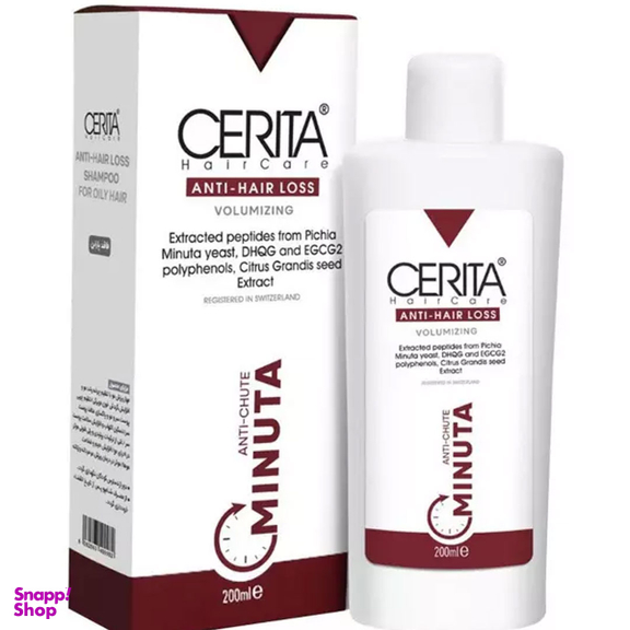 شامپو مو سریتا مدل Anti Hair Loss مناسب موی چرب حجم 200 میلی لیتر