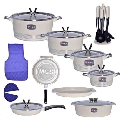 سرویس قابلمه 25 پارچه MGS مدل A کد 01