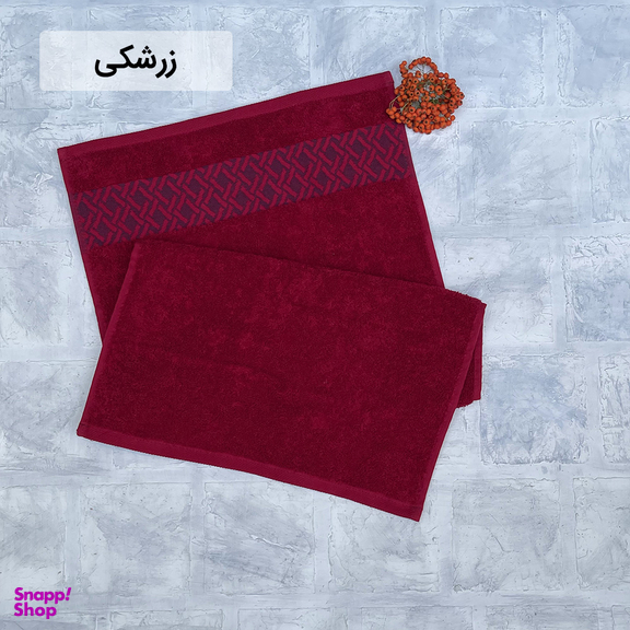 حوله دستی هیرو طرح لاین سایز 40×78 سانتی متر