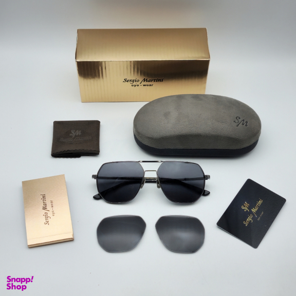 عینک آفتابی مردانه سرجیو مارتینی مدل SA1037C4