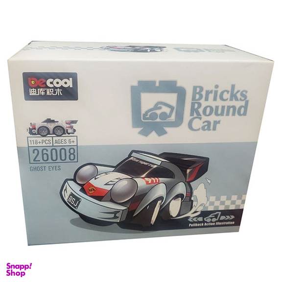 ساختنی دکول مدل Bricks Round Car کد 26008
