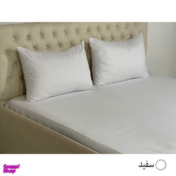 سرویس ملحفه دو نفره کینگ 3 تکه مانیکا هوم مدل پارالل پلاس سایز 180×200 سانتی‌ متر