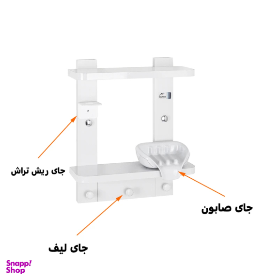قفسه حمام دلفین مدل 2-10119