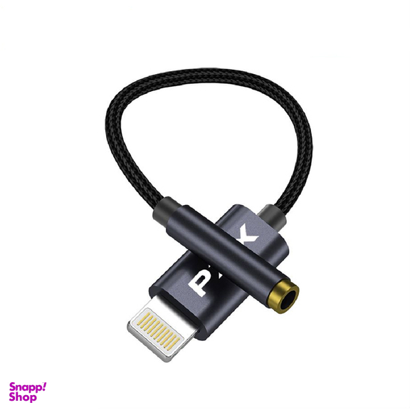 کابل تبدیل Lightning به جک 3.5 میلی متری پی زد ایکس مدل 1506 طول 25 سانتی متر