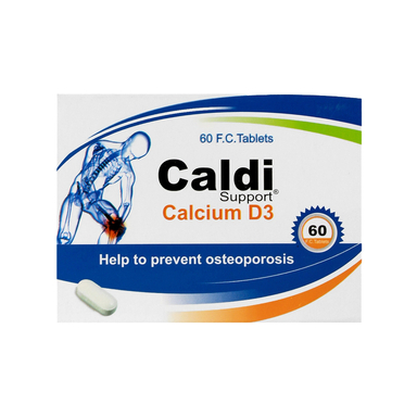 قرص کلسیم کلدی ساپورت خوارزمی بسته 60 عددی