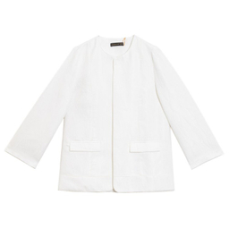 کت زنانه برنس مدل آلاله رنگ شیری