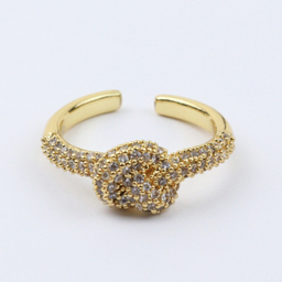 انگشتر دخترانه مدل فول نگین کد 407044042