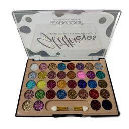 پالت سایه چشم‌ گلیتری 36 رنگ مدل Seven Cool کد‌ A