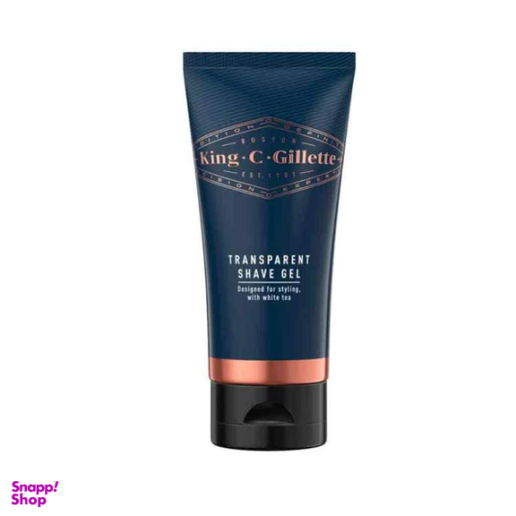 ژل اصلاح ژیلت مدل TRANSPARENT حجم 150 میلی لیتر