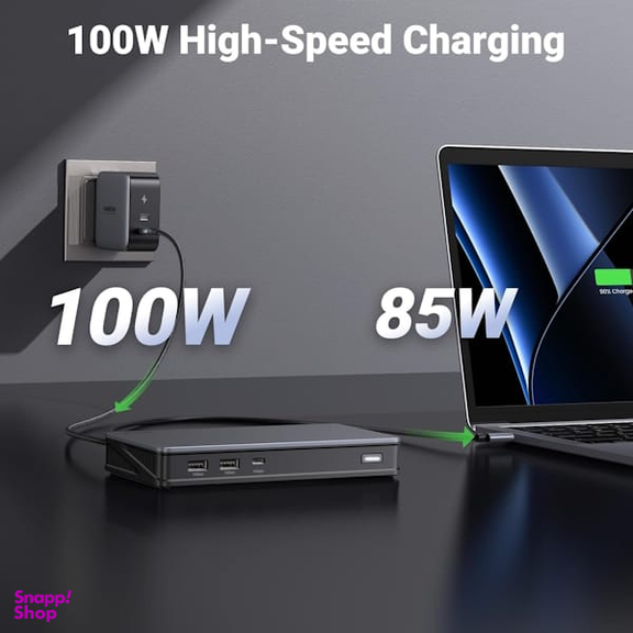 داک استیشن 100 وات 9 پورت USB-C یوگرین مدل CM615 کد 90912