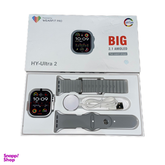 ساعت هوشمند مدل HY-Ultra 2 طرح اپل واچ به همراه دو بند اضافه
