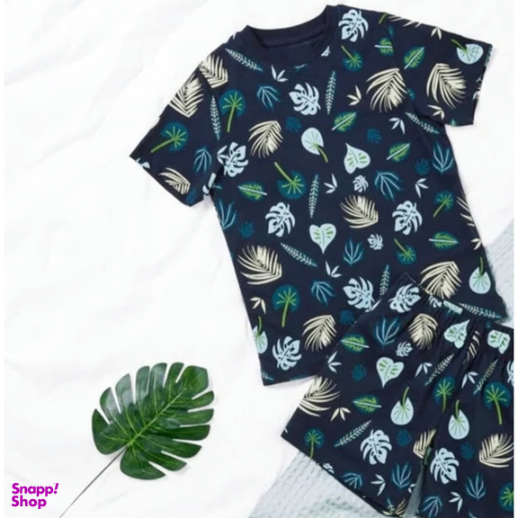 ست تیشرت و شلوارک پسرانه پیپرتس کد 344