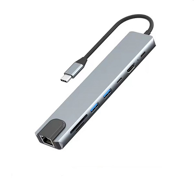 هاب 8 پورت Type-C مدل HT-C8-3